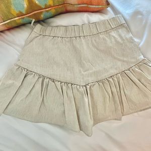 Tan Zara skort XS